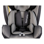 Lionelo - Scaun auto Bastiaan Pozitie de somn, Rotire 360 grade, 0-36 Kg, Cu Isofix si Centura Top Tether, Violet