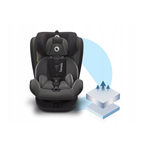 Lionelo - Scaun auto Bastiaan Pozitie de somn, Rotire 360 grade, 0-36 Kg, Cu Isofix si Centura Top Tether, Gri