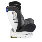 Lionelo - Scaun auto Bastiaan Pozitie de somn, Rotire 360 grade, 0-36 Kg, Cu Isofix si Centura Top Tether, Gri