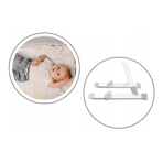 Lionelo - Patut co-sleeper Theo 2 in 1, Cu setare unghiulara, Reglabil in 5 pozitii pe inaltime, Grey