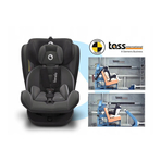 Lionelo - Scaun auto Bastiaan Pozitie de somn, Rotire 360 grade, 0-36 Kg, Cu Isofix si Centura Top Tether, Gri