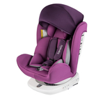 Lionelo - Scaun auto Bastiaan Pozitie de somn, Rotire 360 grade, 0-36 Kg, Cu Isofix si Centura Top Tether, Violet