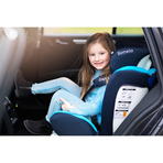 Lionelo - Scaun auto Bastiaan Pozitie de somn, Rotire 360 grade, 0-36 Kg, Cu Isofix si Centura Top Tether, Violet