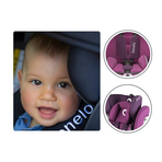 Lionelo - Scaun auto Bastiaan Pozitie de somn, Rotire 360 grade, 0-36 Kg, Cu Isofix si Centura Top Tether, Violet