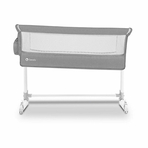 Lionelo - Patut co-sleeper Theo 2 in 1, Cu setare unghiulara, Reglabil in 5 pozitii pe inaltime, Grey