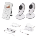 Lionelo - Videofon Babyline 5.1 , Wireless, Cu melodii, Cu doua camere independente