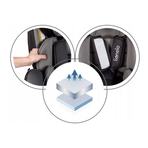 Lionelo - Scaun auto Bastiaan Pozitie de somn, Rotire 360 grade, 0-36 Kg, Cu Isofix si Centura Top Tether, Gri