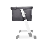 Lionelo - Patut co-sleeper Theo 2 in 1, Cu setare unghiulara, Reglabil in 5 pozitii pe inaltime, Dark Grey