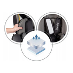 Lionelo - Scaun auto Bastiaan Pozitie de somn, Rotire 360 grade, 0-36 Kg, Cu Isofix si Centura Top Tether, Violet