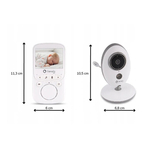 Lionelo - Videofon Babyline 5.1 , Wireless, Cu melodii, Cu doua camere independente