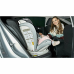 Lionelo - Scaun auto Oliver Carbon Spatar reglabil, Protectie laterala, Top Tether, 9-36 Kg, cu Isofix, Negru