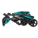 Lionelo - Carucior sport Emma Plus, Cu tavita, 2 Suporturi pentru pahar, Geanta accesorii, Vivid Turquoise