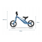 Lionelo - Bicicleta fara pedale, cu cadru din magneziu, Bart, 12 inch, Sky Blue