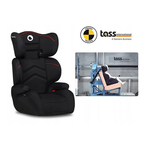 Lionelo - Scaun auto Lars Sporty Spatar detasabil, 15-36 Kg, Negru