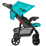 Lionelo - Carucior sport Emma Plus, Cu tavita, 2 Suporturi pentru pahar, Geanta accesorii, Vivid Turquoise