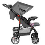 Lionelo - Carucior sport Emma Plus, Cu tavita, 2 Suporturi pentru pahar, Geanta accesorii, Pink Scandi