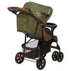 Lionelo - Carucior sport Emma Plus, Cu tavita, 2 Suporturi pentru pahar, Geanta accesorii, Forest Green