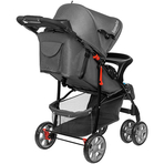 Lionelo - Carucior sport Emma Plus, Cu tavita, 2 Suporturi pentru pahar, Geanta accesorii, Blue Scandi