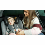 Lionelo - Scaun auto Oliver Carbon Spatar reglabil, Protectie laterala, Top Tether, 9-36 Kg, cu Isofix, Negru