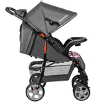 Lionelo - Carucior sport Emma Plus, Cu tavita, 2 Suporturi pentru pahar, Geanta accesorii, Pink Scandi