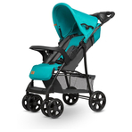 Lionelo - Carucior sport Emma Plus, Cu tavita, 2 Suporturi pentru pahar, Geanta accesorii, Vivid Turquoise