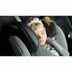 Lionelo - Scaun auto Oliver Carbon Spatar reglabil, Protectie laterala, Top Tether, 9-36 Kg, cu Isofix, Negru