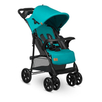 Lionelo - Carucior sport Emma Plus, Cu tavita, 2 Suporturi pentru pahar, Geanta accesorii, Vivid Turquoise