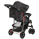 Lionelo - Carucior sport Emma Plus, Cu tavita, 2 Suporturi pentru pahar, Geanta accesorii, Stone