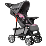 Lionelo - Carucior sport Emma Plus, Cu tavita, 2 Suporturi pentru pahar, Geanta accesorii, Pink Scandi