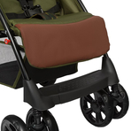 Lionelo - Carucior sport Emma Plus, Cu tavita, 2 Suporturi pentru pahar, Geanta accesorii, Forest Green