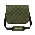 Lionelo - Carucior sport Emma Plus, Cu tavita, 2 Suporturi pentru pahar, Geanta accesorii, Forest Green