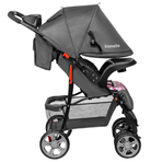 Lionelo - Carucior sport Emma Plus, Cu tavita, 2 Suporturi pentru pahar, Geanta accesorii, Pink Scandi