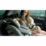 Lionelo - Scaun auto Oliver Carbon Spatar reglabil, Protectie laterala, Top Tether, 9-36 Kg, cu Isofix, Negru