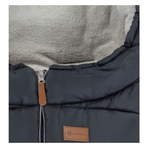 Petite&Mars - Sac de iarna pentru carucior, landou sau scaun auto Jibot, 100x48 cm, Impermeabil, Cu elemente reflectorizante, Extensibil, 3 in 1, Charcoal Grey