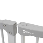 Lionelo - Poarta de siguranta cu suruburi Truus Slim Led , Cu lumina Led cu senzor, 105 cm, Gri