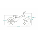 Lionelo - Bicicleta fara pedale, cu cadru din magneziu, Bart Goldie, 12 inch, Auriu