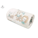 MimiNu - Perna pentru alaptat tip manson, Din bumbac, 25 cm, Zoo on Bikes Nugat