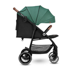 Lionelo - Carucior sport Alexia, 6 luni+, Cu geanta pentru parinti, Amortizoare, Suport pentru biberon/pahar, Plasa de tantari, Saculet de picioare, Cu UPF50+, Cadru din aluminiu, 0- 15 kg, Verde