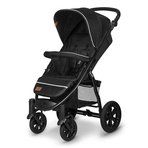 Lionelo - Carucior sport Annet Tour, De la nastere, Cu capotina impermeabila, Cu filtru UPF 50+, Cu maner reglabil, Plasa de tantari, Suport biberon, Saculet pentru picioare, Pana la 22 kg, Negru