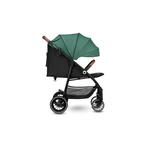 Lionelo - Carucior sport Alexia, 6 luni+, Cu geanta pentru parinti, Amortizoare, Suport pentru biberon/pahar, Plasa de tantari, Saculet de picioare, Cu UPF50+, Cadru din aluminiu, 0- 15 kg, Verde