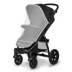 Lionelo - Carucior sport Annet Tour, De la nastere, Cu capotina impermeabila, Cu filtru UPF 50+, Cu maner reglabil, Plasa de tantari, Suport biberon, Saculet pentru picioare, Pana la 22 kg, Negru