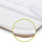 Lionelo - Patut co-sleeper Luna, 2 in 1, Cu laterala culisanta, Cu setare unghiulara, Cu roti, Reglabil in 6 pozitii pe inaltime, Gri deschis