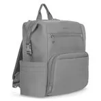 Lionelo - Rucsac impermeabil pentru mamici Cube, Cu 12 compartimente si salteluta de schimbat, Cu prindere universala de carucior, 36 x 36 x 23 cm, Gri