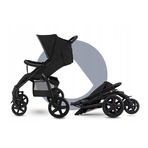 Lionelo - Carucior sport Annet Tour, De la nastere, Cu capotina impermeabila, Cu filtru UPF 50+, Cu maner reglabil, Plasa de tantari, Suport biberon, Saculet pentru picioare, Pana la 22 kg, Negru