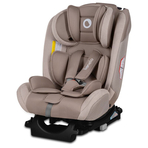 Lionelo - Scaun auto Sander Spatar reglabil, Forward-Facing sau Rear-Facing, Pozitie de somn, 0-36 Kg, Cu Isofix si centura Top Tether, Bej