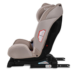 Lionelo - Scaun auto Sander Spatar reglabil, Forward-Facing sau Rear-Facing, Pozitie de somn, 0-36 Kg, Cu Isofix si centura Top Tether, Bej