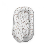 Suport de dormit Babynest Premium Bumbac si Catifea Nature Soft Grey by BabySteps, 70x35 cm