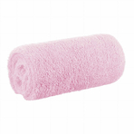 Bocioland - Paturica pufoasa pentru copii, Din fleece, Dimensiune 80 x 100 cm, Pink