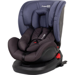 Scaun auto pentru copii, Linus, Pentru grupele de greutate 0-36 Kg, Tehnologie Isofix, Centura Top Tether, Protectie laterala, Rotire 360° grade, Cu pozitie de somn si tetiera reglabila, FreeON, Blue