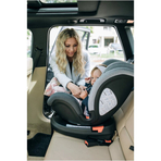 Scaun auto pentru copii, Linus, Pentru grupele de greutate 0-36 Kg, Tehnologie Isofix, Centura Top Tether, Protectie laterala, Rotire 360° grade, Cu pozitie de somn si tetiera reglabila, FreeON, Blue